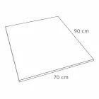 Duschwanne 90x70 in Resin Stone Effect Finish Modernes Design - Domio Viadurini