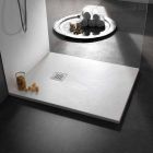 Duschwanne 90x70 in Resin Stone Effect Finish Modernes Design - Domio Viadurini