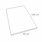 Duschwanne aus Harz mit Betoneffekt 140x90 Modernes Design - Cupio Viadurini