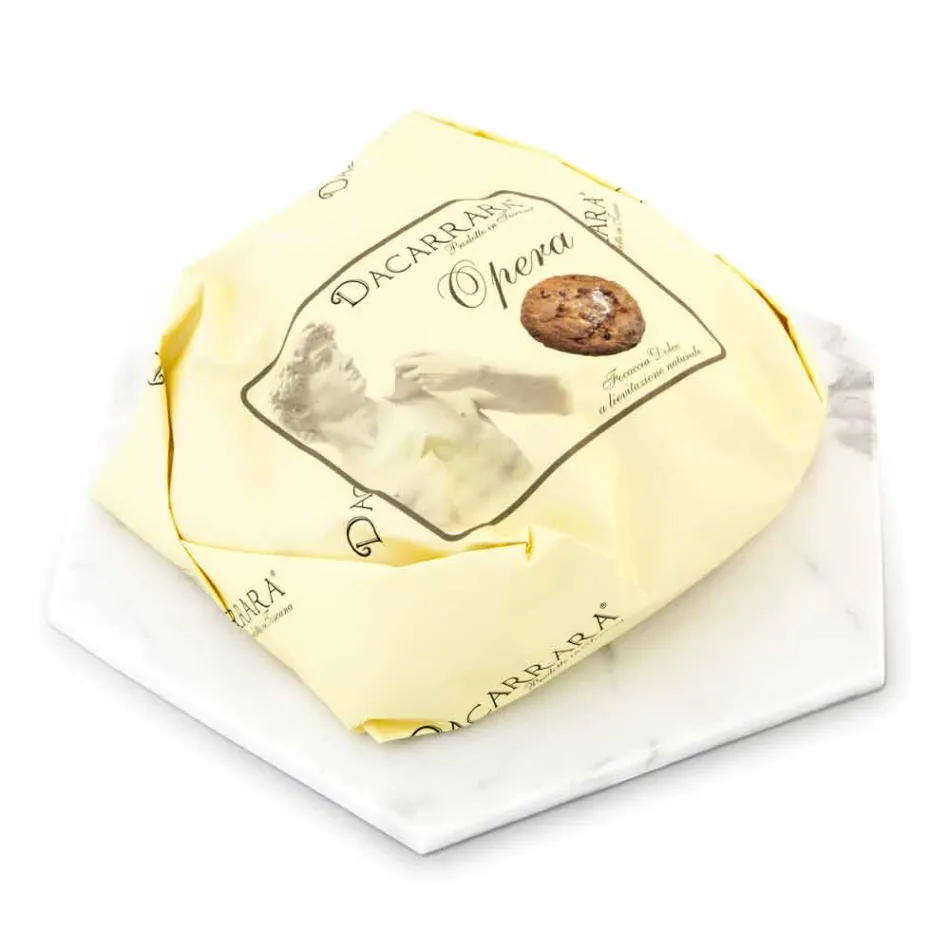 Sechseckige Designplatte aus weißem Carrara-Marmor Made in Italy - Sintia Viadurini