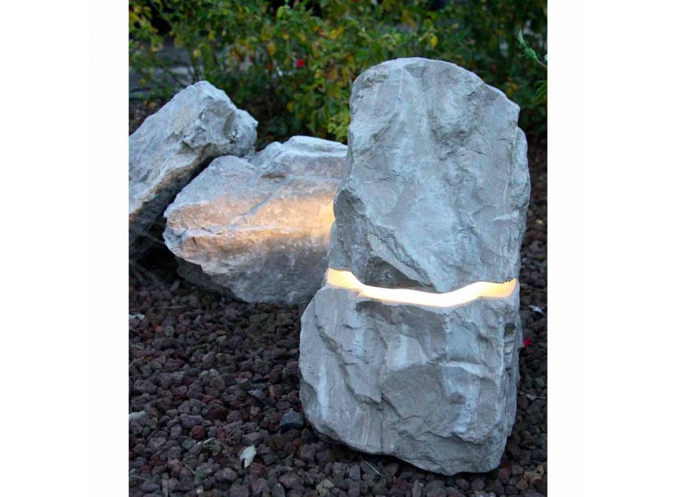 Stein helle LED in Fior di Pesco Carnico Weich, Einzelstück Viadurini