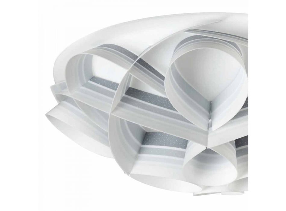 4 Leuchten moderne Design-Deckenleuchte made in Italy, Durchm. 70 cm, Lena