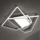 Dimmbare LED-Wandleuchte aus Gold- oder Silbermetall - Galactic Viadurini