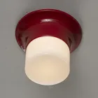 Handgefertigte Outdoor-Deckenlampe aus Majolika Made in Italy - Toscot Swinger Viadurini