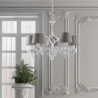 Weiße LED-Deckenleuchte zur Beleuchtung moderner und aufgeräumter Räume – Dalia Viadurini