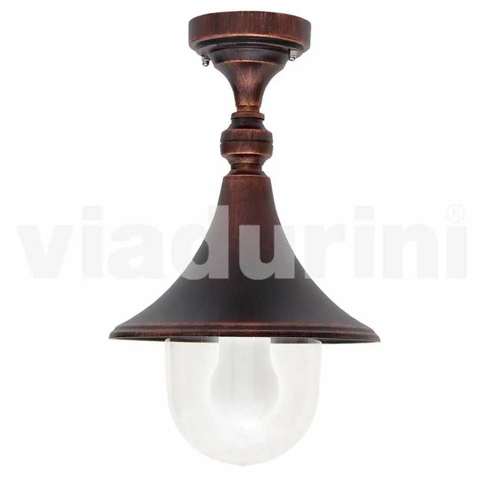 Garten-Deckenleuchte aus Aluminiumdruckguss, hergestellt in Italien, Anusca Viadurini