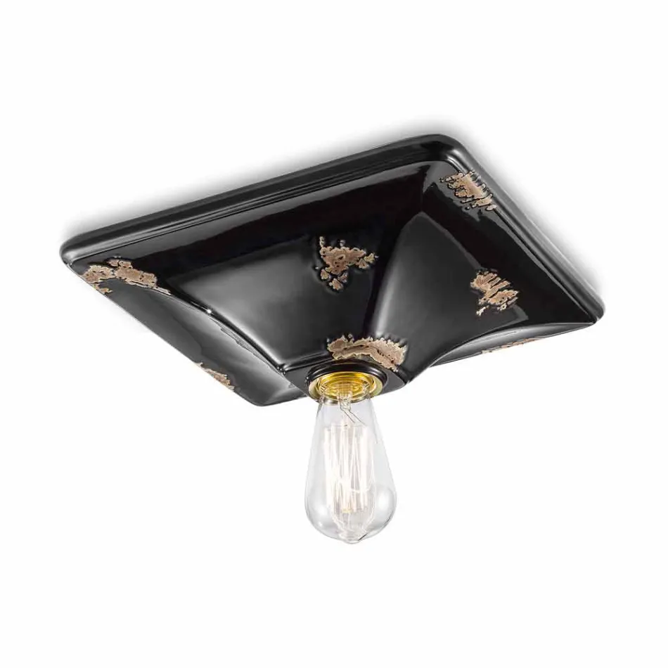 Deckenleuchte im Retro-Stil Keramik Karen Ferroluce Viadurini