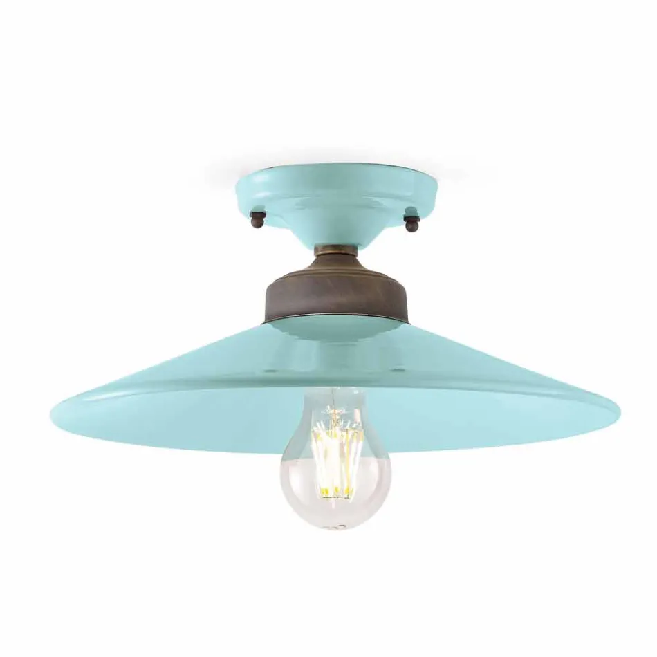 Deckenleuchte Designer Decken Keramik und Messing Cecilia Viadurini