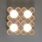 Deckenlampe aus farbiger Keramik, handgefertigt in Italien - Toscot Clover Viadurini