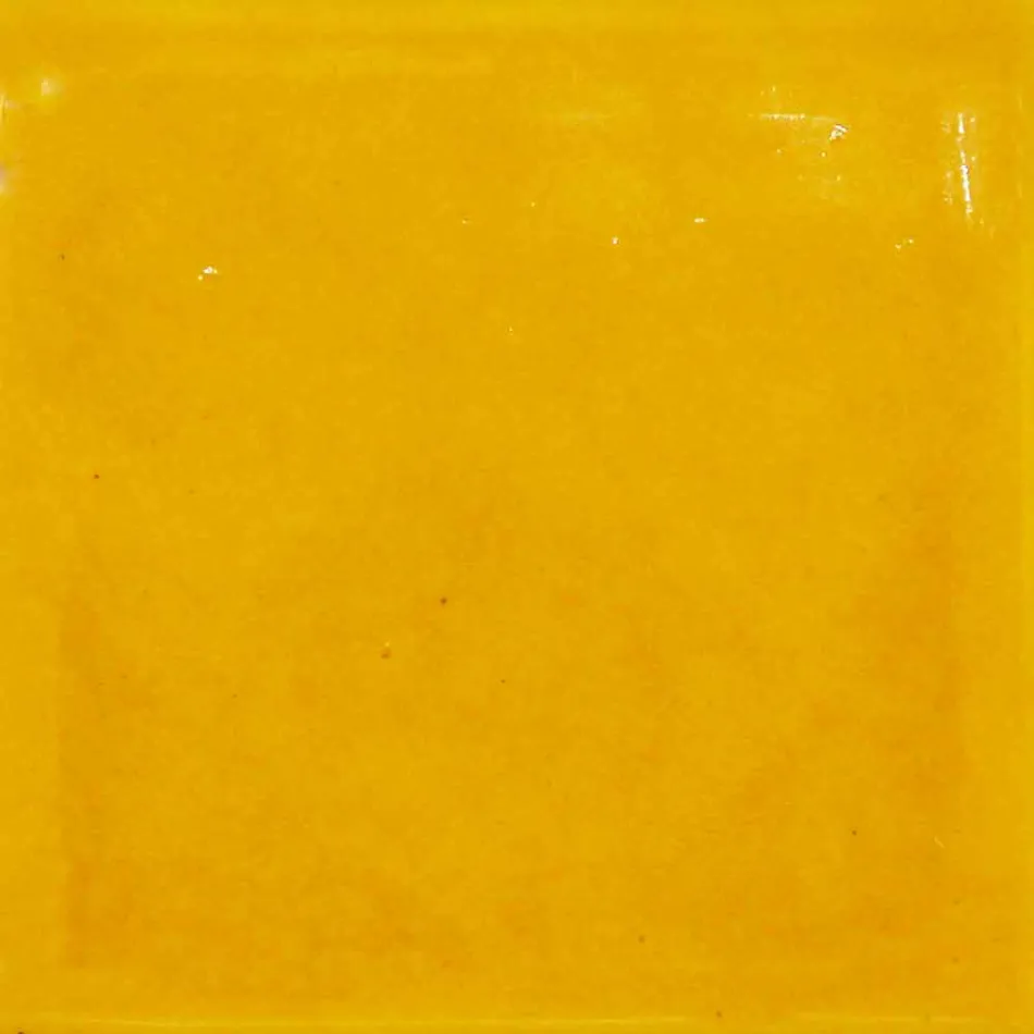 Deckenleuchte aus toskanischem Majolika und Messing, 42 cm, Rossi - Toscot Viadurini