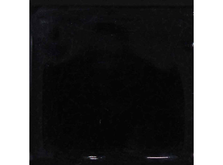 Deckenleuchte aus toskanischem Majolika und Messing, 42 cm, Rossi - Toscot Viadurini