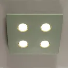 Glasierte toskanische Majolika-Deckenlampe Made in Italy - Toscot Vivaldi Viadurini