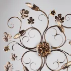 Italienische LED-Deckenleuchte aus Chrom für moderne Räume – Fiore Viadurini