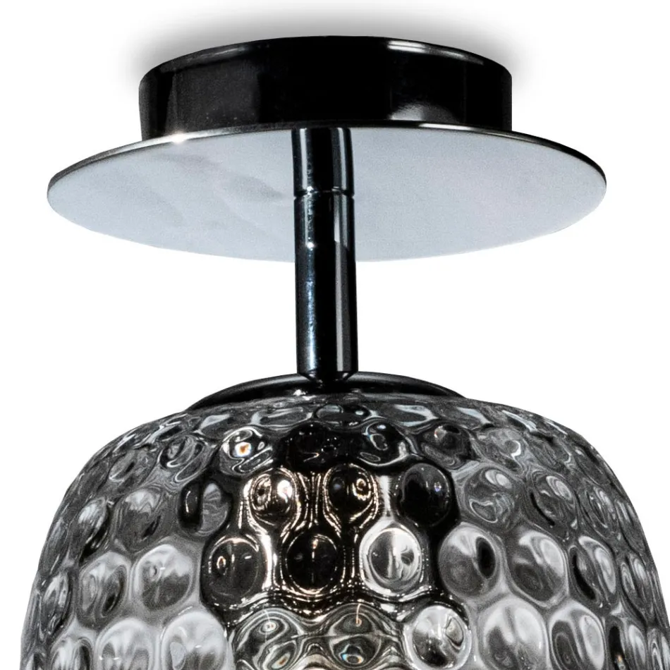 Venezianische Glas-Deckenleuchte mit verschiedenen Ausführungen, hergestellt in Italien - Sibilla Viadurini