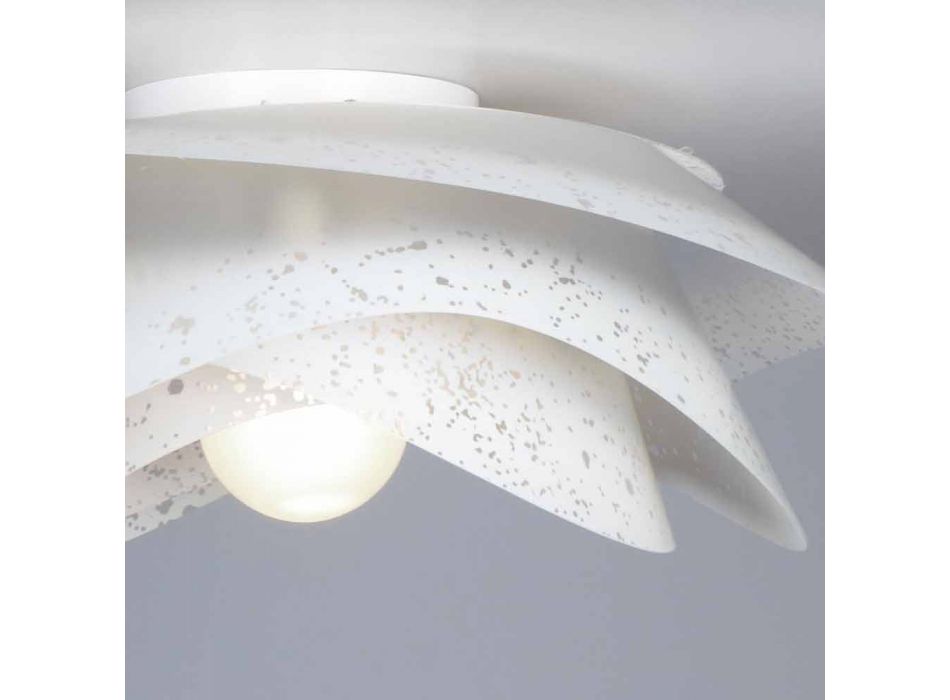 Moderne Deckenlampe mit weißem Kronleuchterschirm 40 cm, Antalya Viadurini