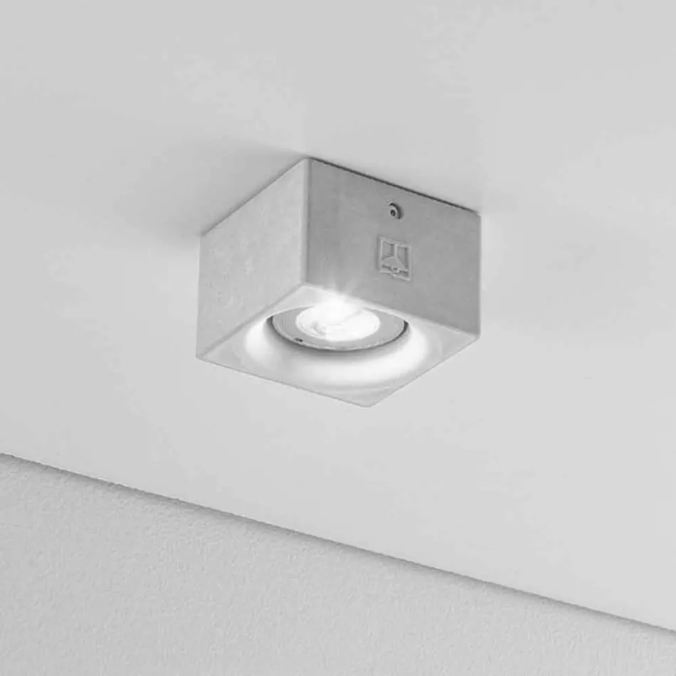 Modernen quadratischen Design Deckenputz oder Zement Nadir Viadurini