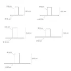 Deckenleuchte aus Metall in verschiedenen Ausführungen und Größen - Leuchten Viadurini