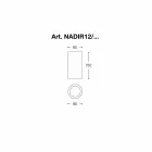 Runde Decken Zement oder Gips Nadir 12 Aldo Bernardi Viadurini