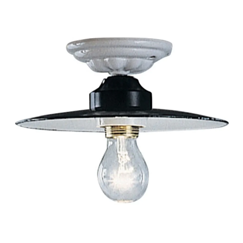 Deckenlampe im rustikalen Stil aus Keramik Ferroluce Potenza Viadurini