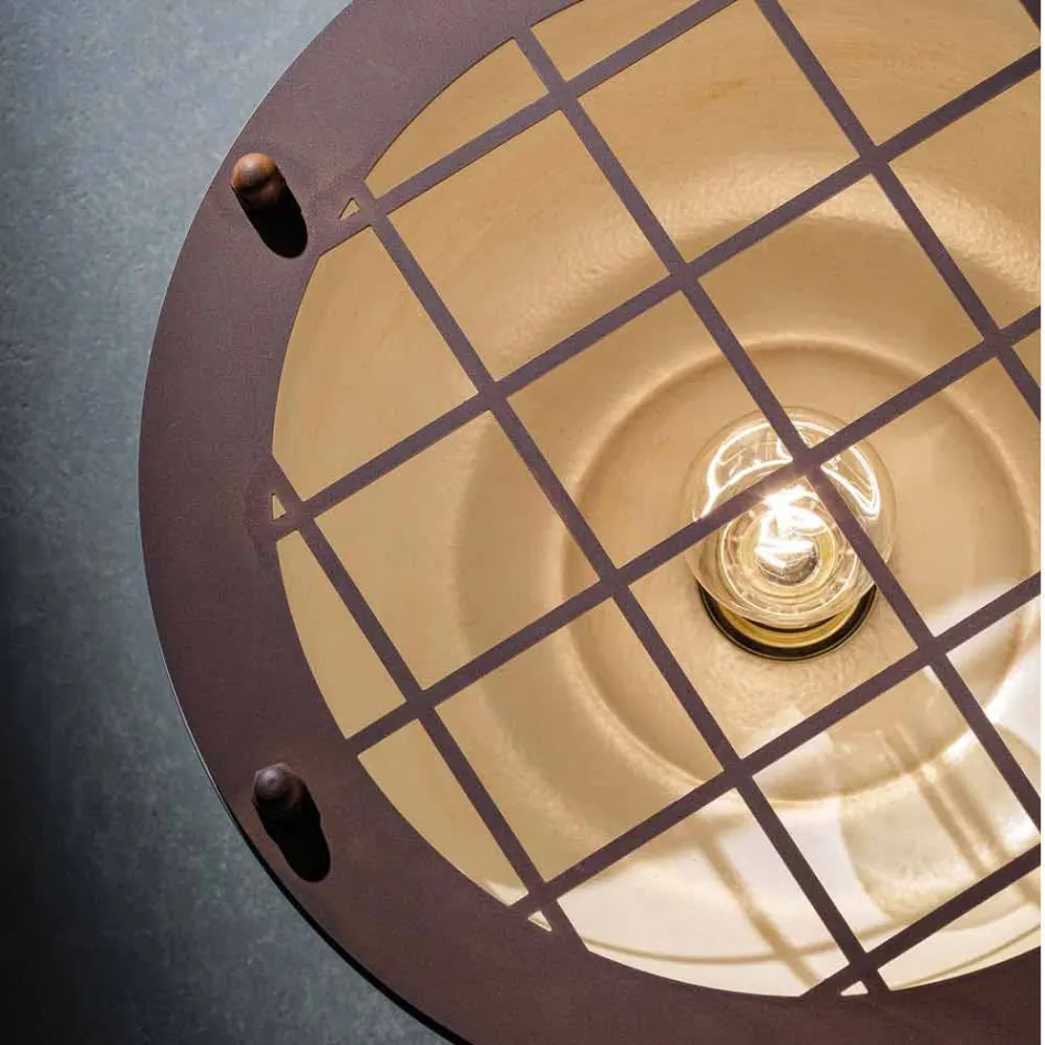 Decken nautischen Stil Keramik mit Gitter Mary Ferroluce Viadurini