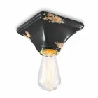 Decken Keramik Jahrgang quadratischen Sockel Ashley Ferroluce Viadurini