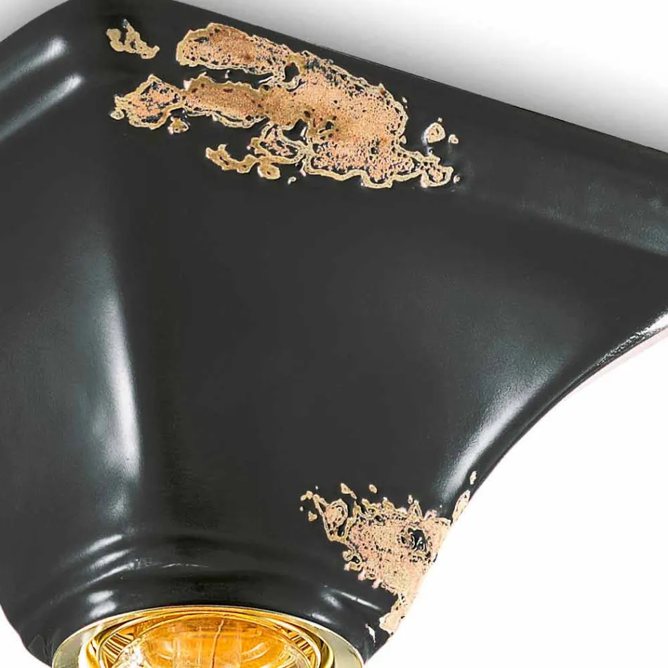 Decken Keramik Jahrgang quadratischen Sockel Ashley Ferroluce Viadurini