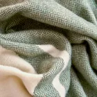 Ultraweiches und flauschiges Plaid aus Wollmischung, hergestellt in Italien – Caldoso Viadurini