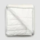 Plaid aus Baumwollsatin und Chenille mit Lurex-, Kreide- oder Retro-Bordüre – Tortoro Viadurini