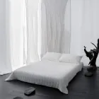 Plaid aus Baumwollsatin und Chenille mit Lurex-, Kreide- oder Retro-Bordüre – Tortoro Viadurini