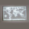 Amaris Beleuchtete Wandplanisphäre aus Plexiglas, hergestellt in Italien