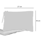 Künstlerisch handbedruckte Clutch, Einzelstück aus Baumwolle, 2 Stück – Viadurini von Marchi Viadurini