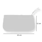 Künstlerisch handbedruckte Clutch, Einzelstück aus Baumwolle, 2 Stück – Viadurini von Marchi Viadurini