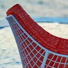 Varaschin Summer Set Garten Schaukelstuhl aus Stahl und Holz Viadurini