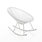 Schaukelsessel für den Innen- und Außenbereich aus Metall – Elio Viadurini