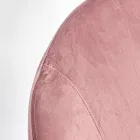 Gepolsterter Schaukelsessel Samteffekt Skandinavisches Design - Pippy Viadurini