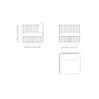 Außensessel mit rechter Ecke aus Aluminium und Gurten Made in Italy - Juliediv Viadurini