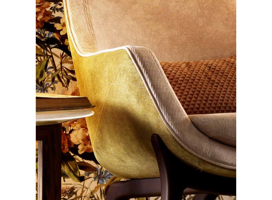 Design Sessel bergére aus Stoff Grilli Wilde made in Italy Viadurini