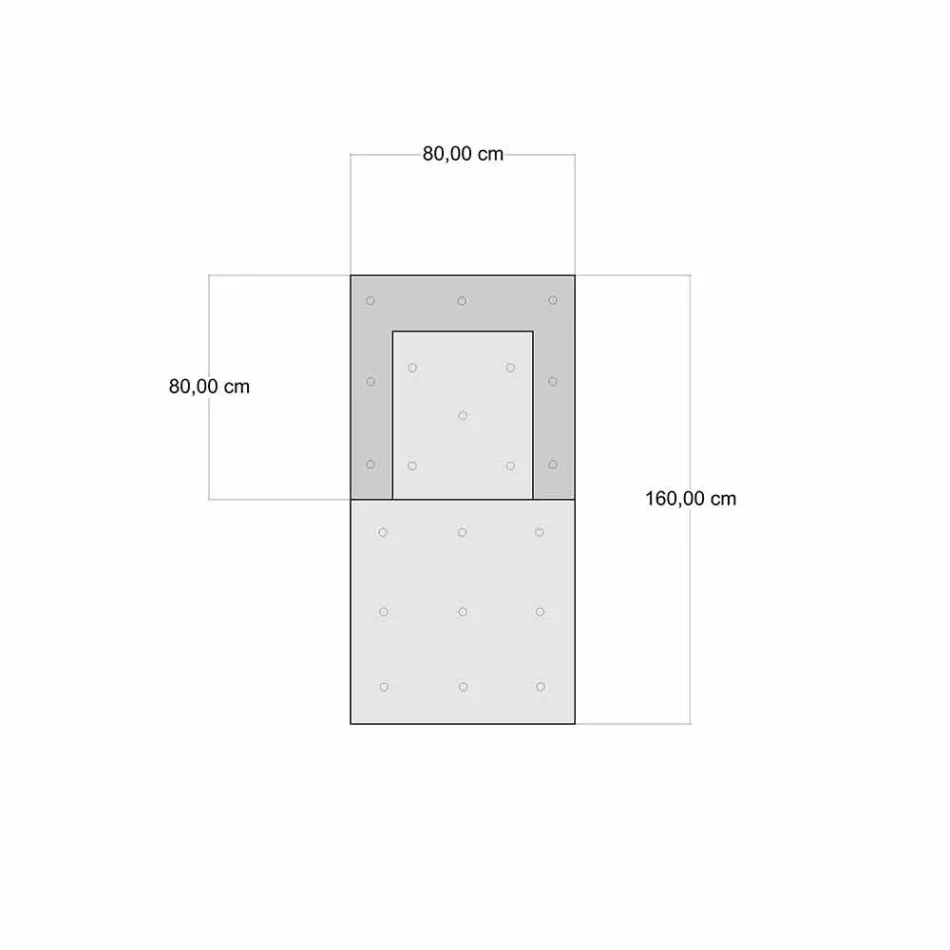 Ethnic Design Chaise Longue Sessel aus grauem oder blauem Samt - Fiber Viadurini