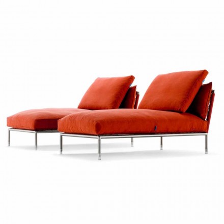 Modernes Design Chaiselongue Sessel für Garten Made in Italy - Ontario1 Viadurini