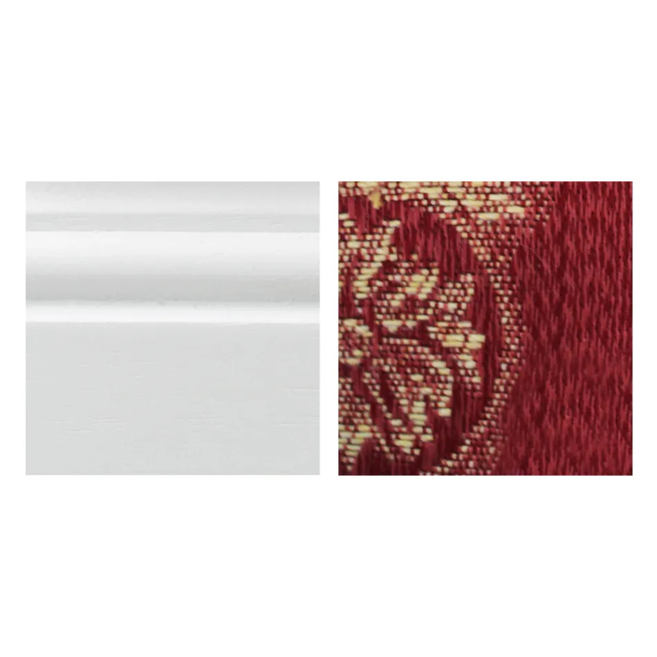 Sessel mit Armlehnen und Struktur aus weiß lackiertem Holz, hergestellt in Italien – Cat Viadurini