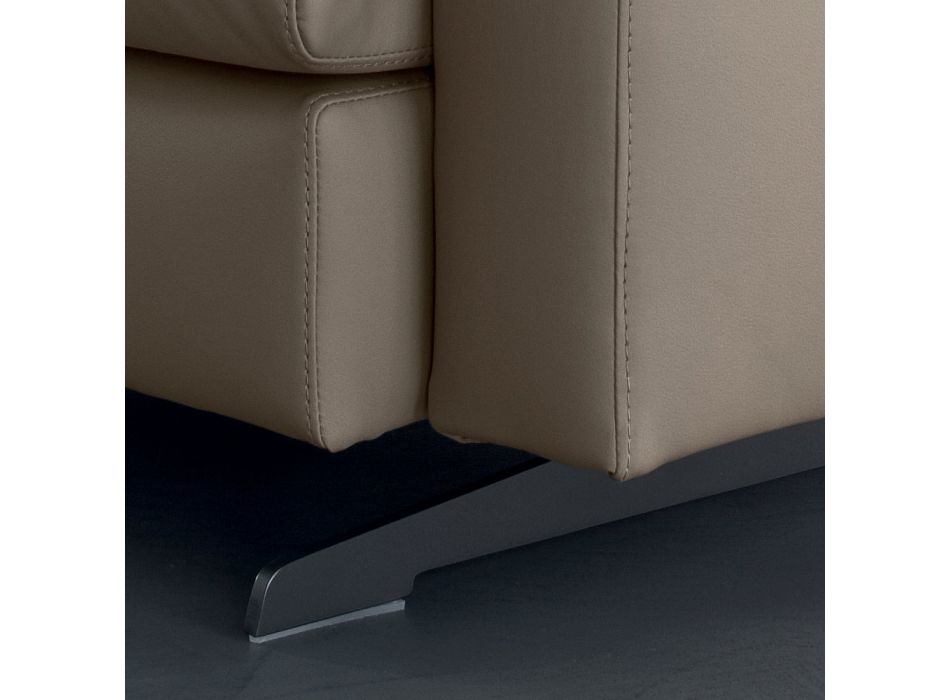 Sessel mit Sitzkissen gepolstert aus Federn und Polyester Made in Italy - Malizioso Viadurini