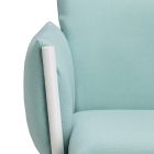 Outdoor-Sessel mit Armlehnen und gepolsterten Kissen, hergestellt in Italien – Brezza Viadurini