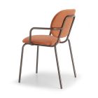 Outdoor-Sessel mit gepolstertem Sitz und Rückenlehne, hergestellt in Italien – Sisibold Viadurini