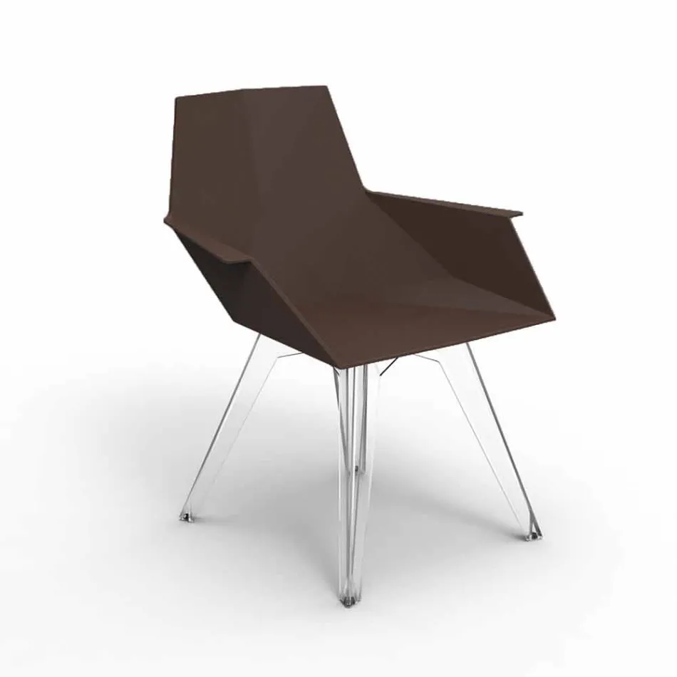 Faz Vondom Design Outdoor-Sessel, Polypropylen und Polycarbonat Viadurini