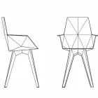 Faz Vondom Design Outdoor-Sessel, Polypropylen und Polycarbonat Viadurini