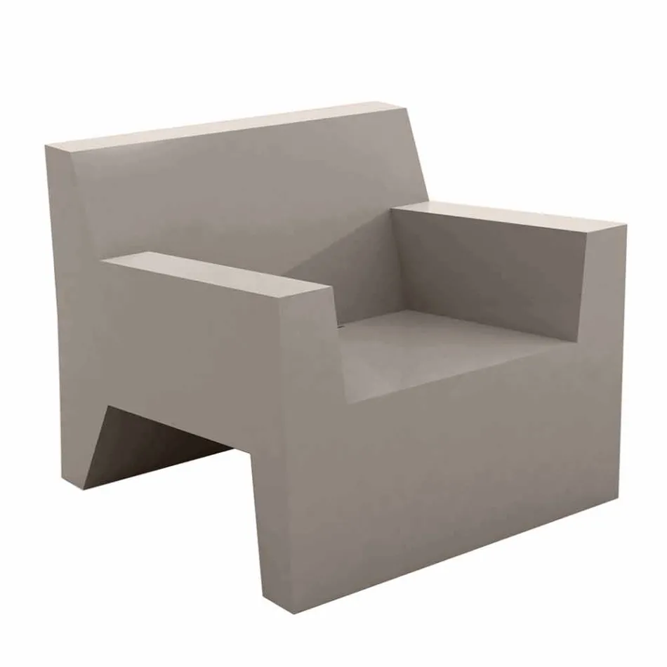 Jut by Vondom Design Outdoor-Sessel aus Polyethylenharz Viadurini