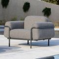 Outdoor-Sessel aus Stahl und Polypropylen Made in Italy - Astrid