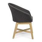 Outdoor-Sessel aus Holz und Seil mit Kissen, Homemotion, 2 Stück – Oskana Viadurini