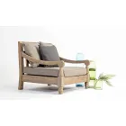 Homemotion - Nusadua Classic Design Outdoor-Sessel aus Teakholz Viadurini