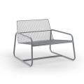 Outdoor Metall Sessel mit Luxuskissen Made in Italy - Karol